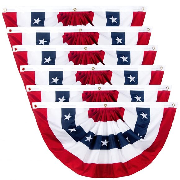 NUOLAN Other - American Patriotic Bunting Flag, American Flag Bunting1.5x3Ft for Outside